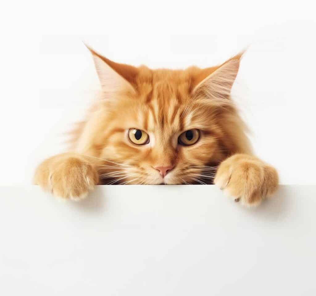 PawperCare-Hero-banner-Maine-Coon-peeking-over-a-wall-1