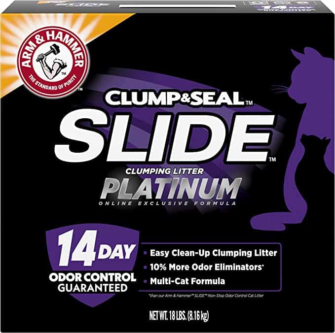 Arm & Hammer SLIDE Platinum Multi-Cat Easy Clean-Up Clumping Cat Litter