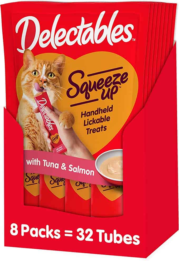 Hartz Delectables Squeeze Up Interactive Lickable Wet Cat Treats