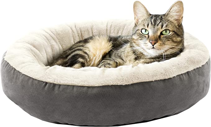 Love's cabin Round Donut Cat Cushion Bed